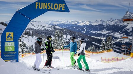 Skifahrer-Jugend auf der Fun Slope am Hauser Kaibling | © Steiermark Tourismus | Tom Lamm